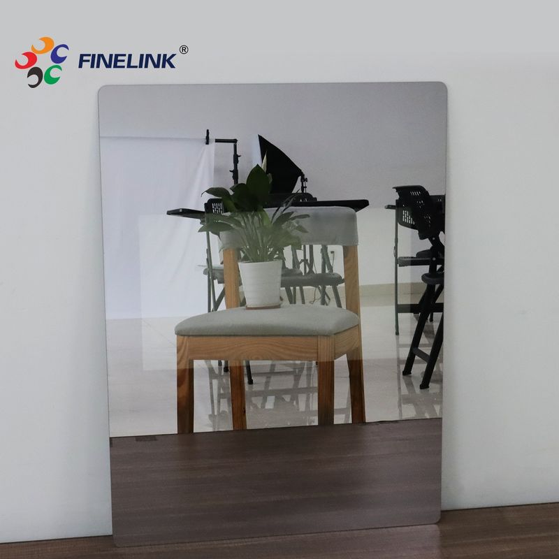 Black Color Makeup Mirror Touch Screen 32 Inch For Bathroom Applications