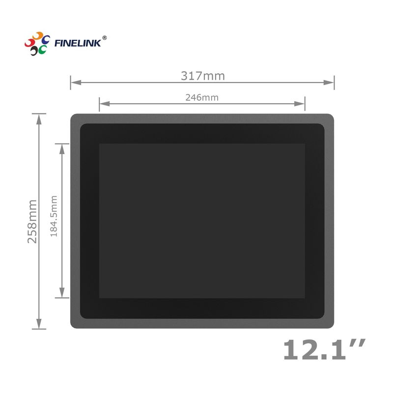 12.1 Inch All In One Industrial PCs OEM Industrial All In One Computer