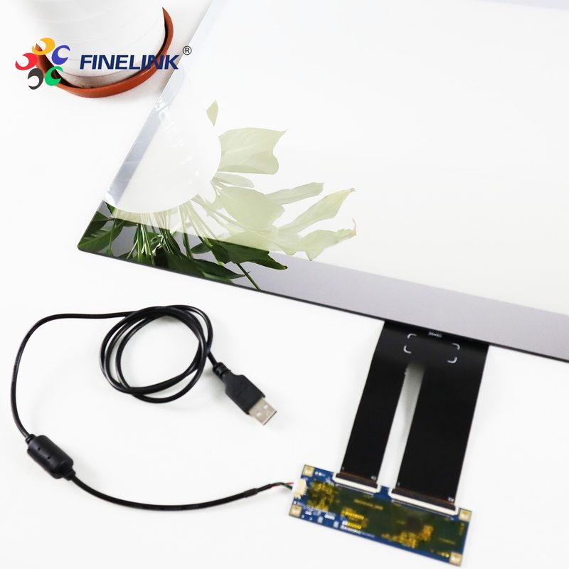 Outdoor Lcd Display Wall Advertising Fitness Mirror Glass Touch Panel For Gym