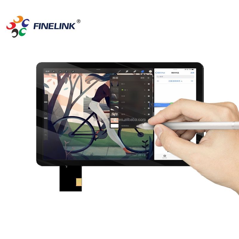 10.1 Inch Capacitive 10 Point Multi Touch Screen Black Color ODM