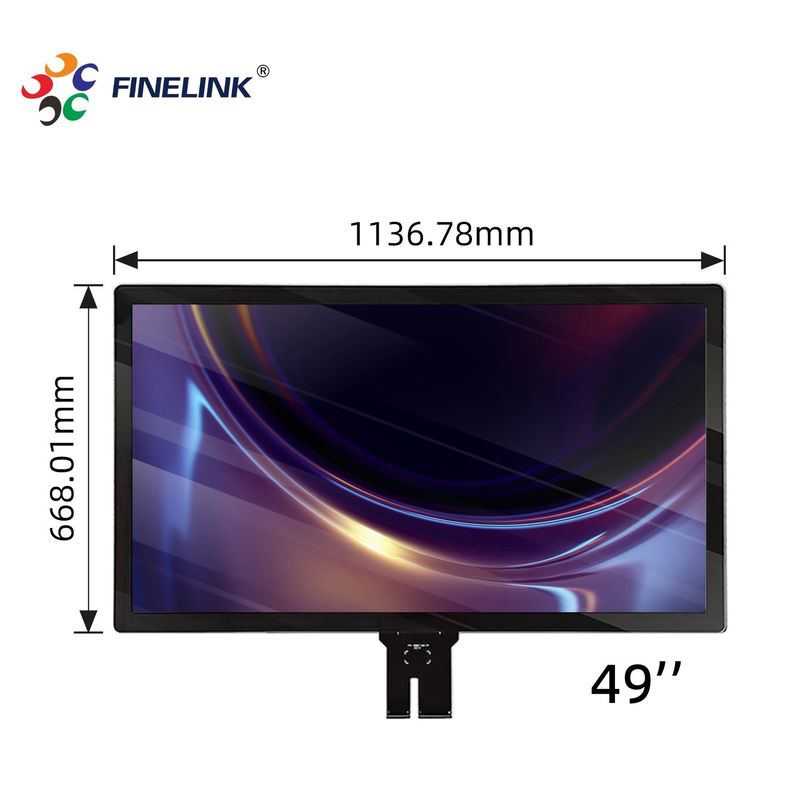 EETI ILIEK Solution 49 Inch Industrial Touchscreen Monitor Black Color