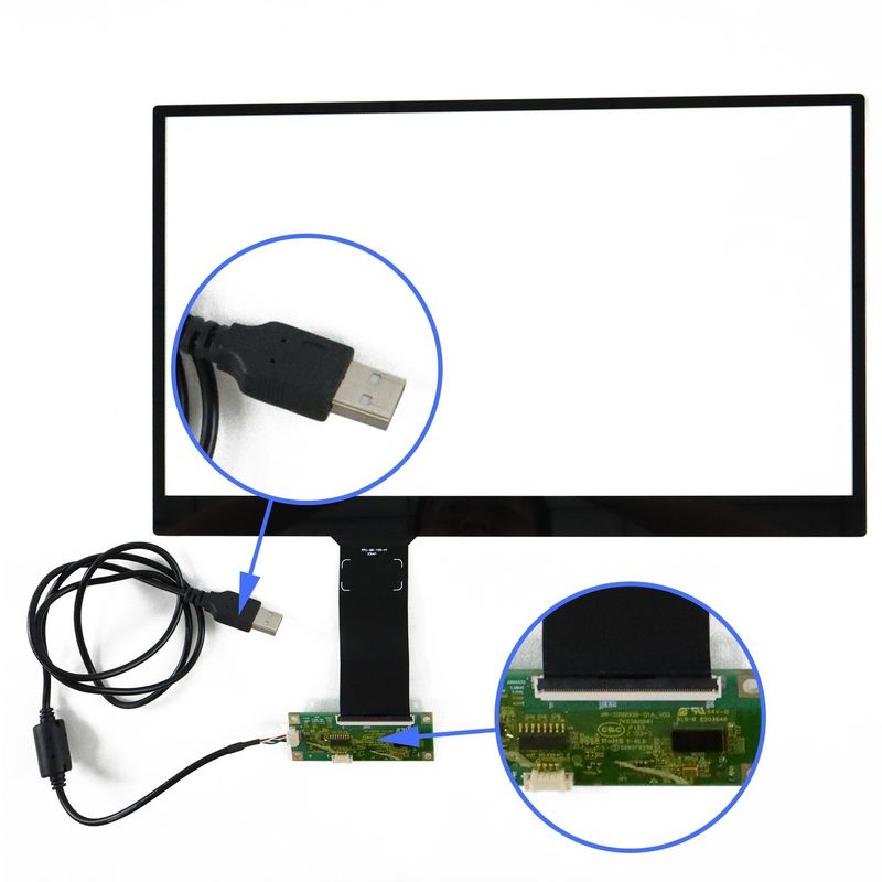 15.6 Inch Small Size Capacitive USB Touch Screen Panel for Wins Operating System Made