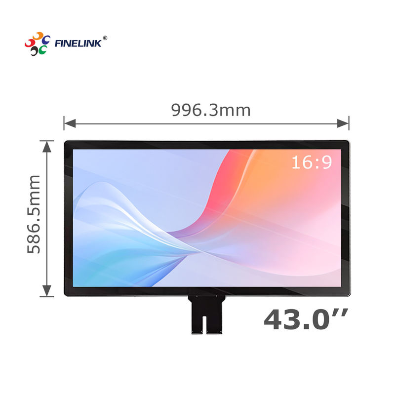 User-Friendly 43 Inch I2C/USB/RS232 interface PCAP G G Capacitive Touch Panel for Business