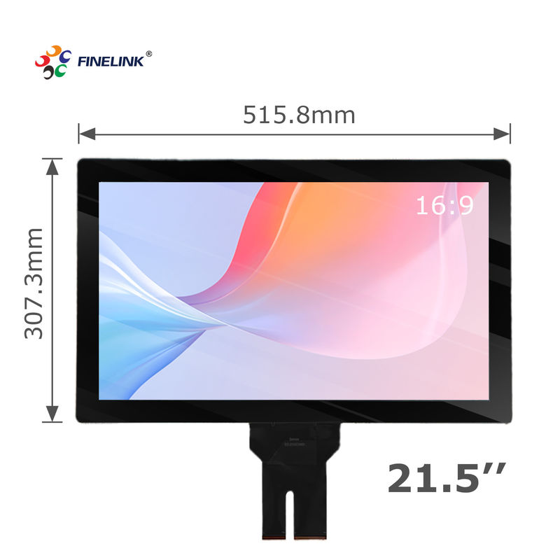 21.5 Inch G G PCAP Touch Screen for POS Terminal Monitor USB/I2C/Serial Port Interface