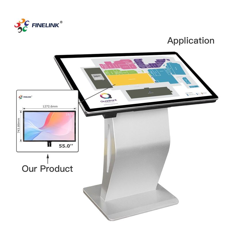 32-86 Inch Custom Touch Multi-point USB/I2C/RS232 Interface Large PC Capacitive Panel