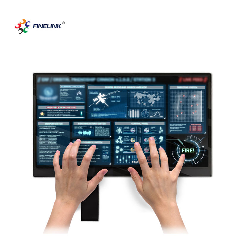 USB I2C Interface Multi Touch PCAP GG 15.6 Inch Capacitive Touch Panel for POS Monitor
