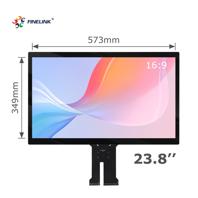 Factory direct sales 23.8-inch waterproof touch screen with I2C/USB/RS232 interface for business