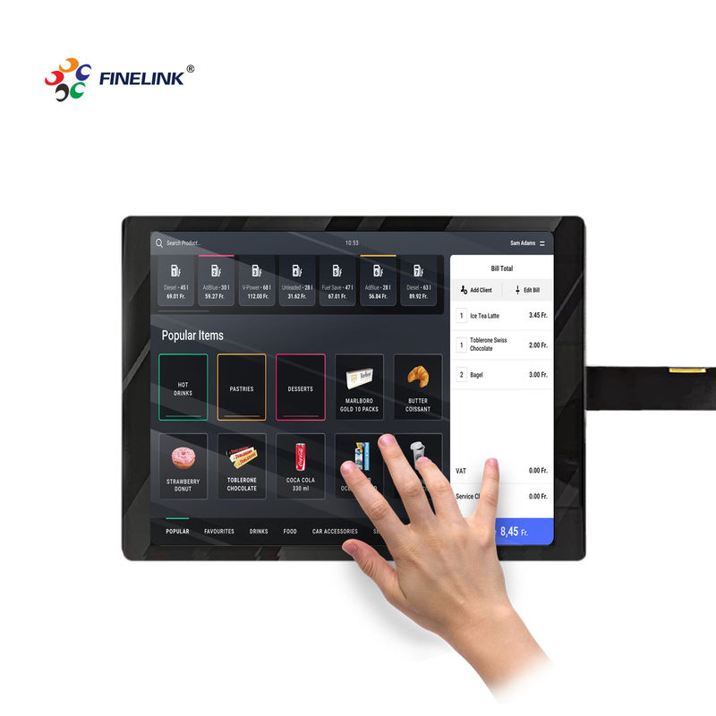 15 Inch USB Port EETI Projected Capacitive Touch Panel Overlay Kit For Multifunctional