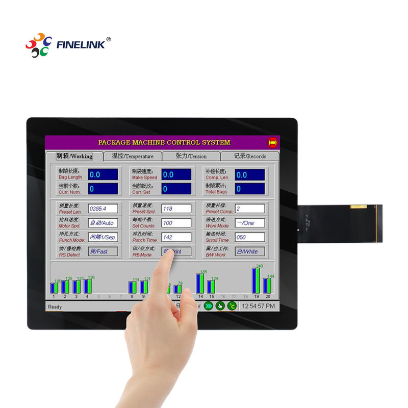 10.4 Inch Waterproof EETI/ILITEK Pcap Glass Industrial Control Raspberry Pi Touch Panel