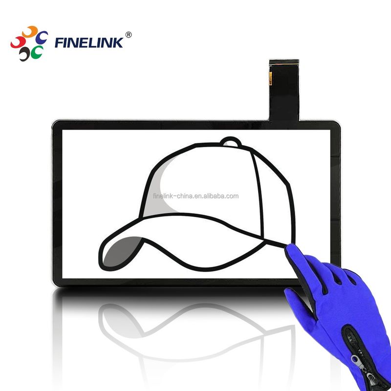 14 Inch All In One Capacitive LCD Touch Screen Panel For Machine Automation