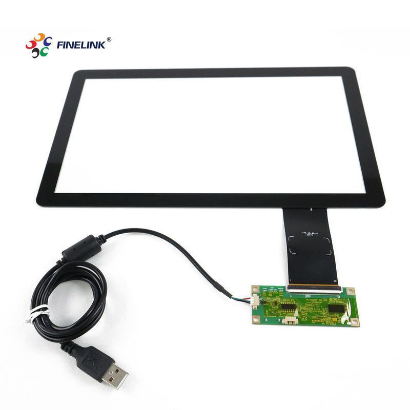 IP65 Waterproof 11.6 Inch PCAP Touch Panel R10 R Angle USB/IIC/RS 232 Interface