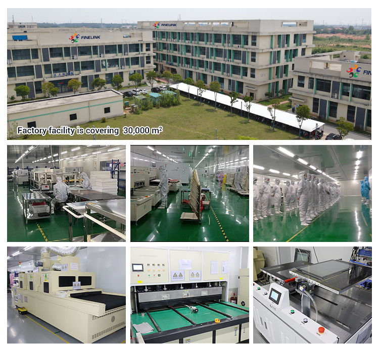 Industrial Multi Touch Screen With 178° Viewing Angle Pinch/Zoom/Rotate Gestures 488.8mm Length