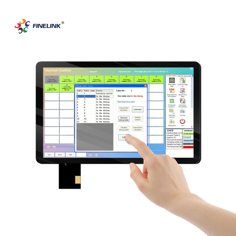 15.6 Inch Multifunctional Touch Panel For POS Monitor Capacitive Touch Screen