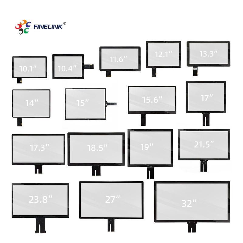 Multi-Touch Custom Size IP65 Waterproof PCAP Touch Panel With 10-Point Touch USB/RS232/IIC Interface